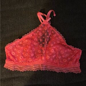 NWT Lace Bralette in Pink Victoria secret